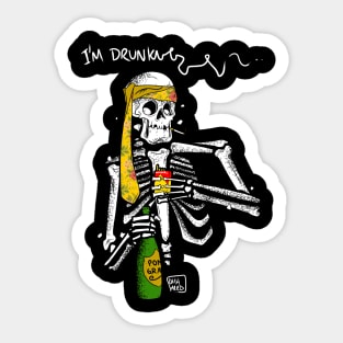 Drunk Sticker